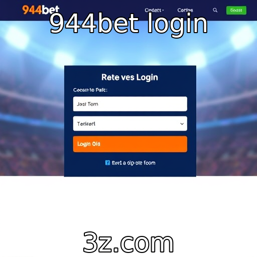 Acessibilidade no login da 944bet para novos usuários